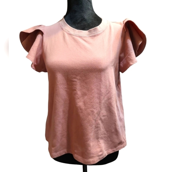 NWT t.la by Anthropologie Small Rose colored tee shirt - Picture 1 of 10